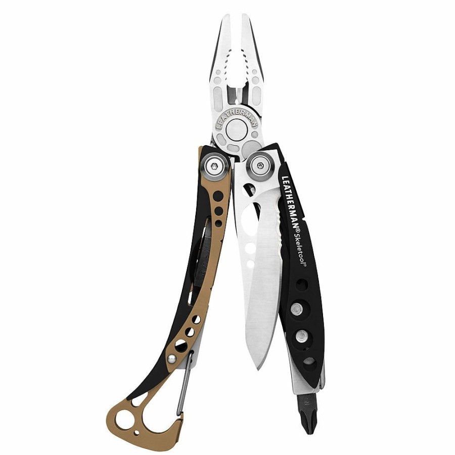 Knife * | Hot Selling Leatherman Skeletool Multi-Tool Coyote Tan