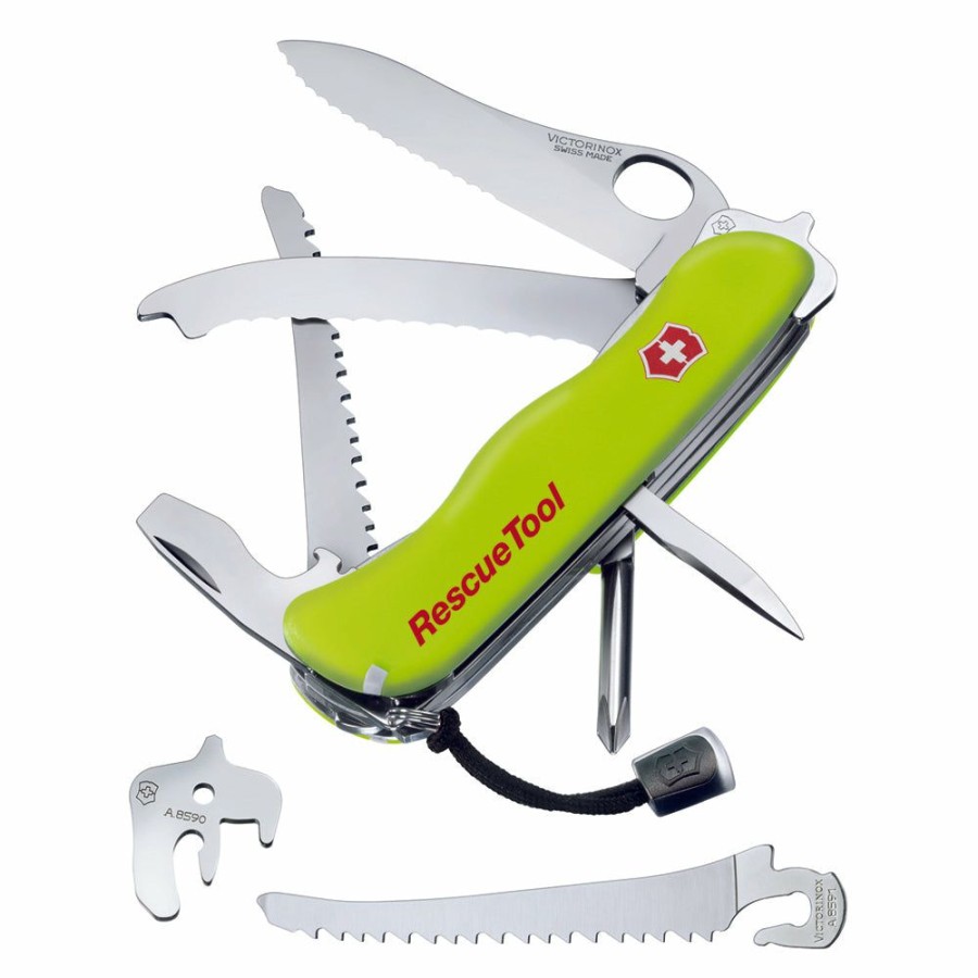 Swiss Army Knives By Victorinox At Swiss Knife Shop * | Fire Sale Victorinox Rescue Tool Lockblade Swiss Army Knife