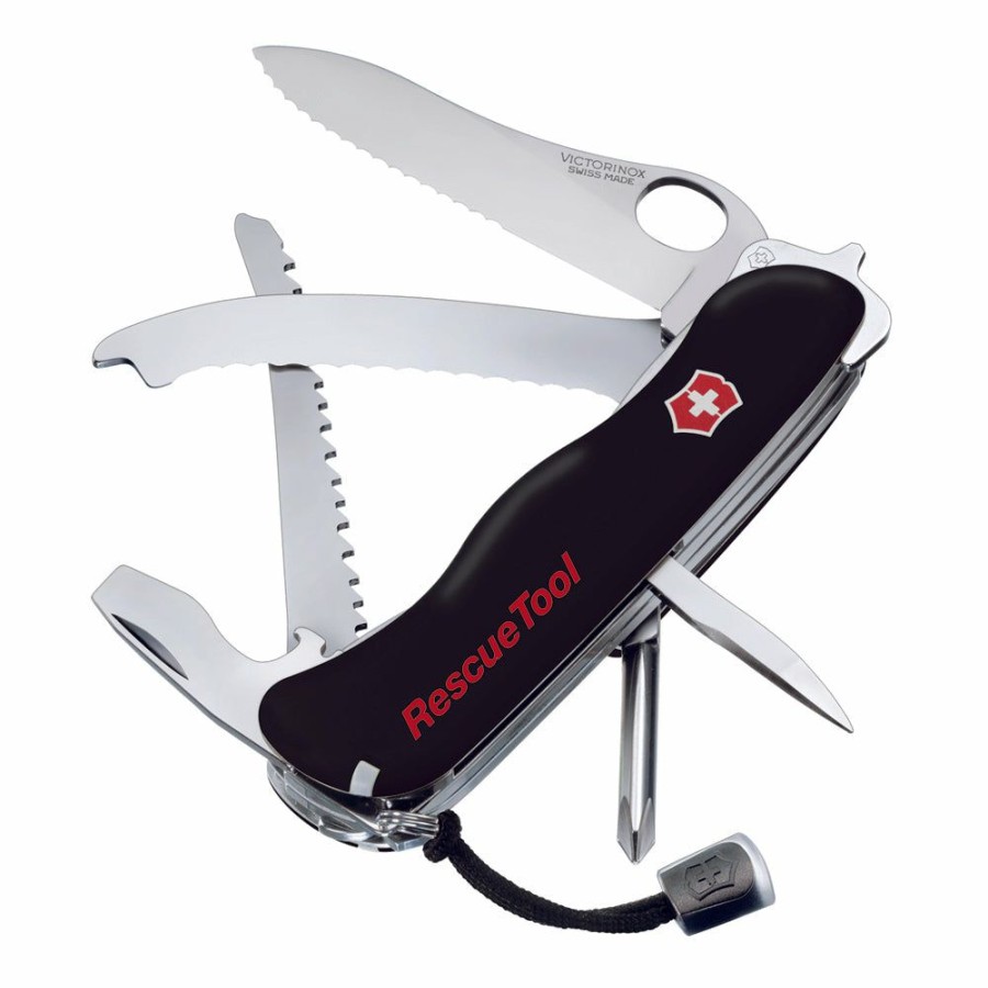 Swiss Army Knives By Victorinox At Swiss Knife Shop * | Fire Sale Victorinox Rescue Tool Lockblade Swiss Army Knife