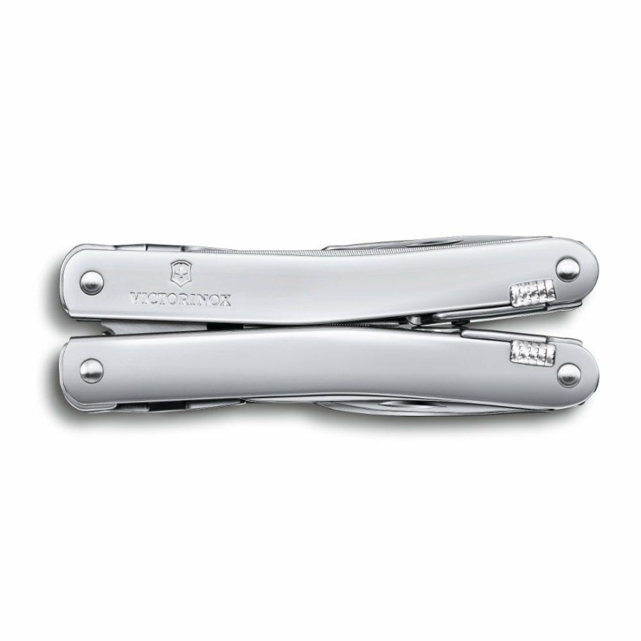 Swiss Army Knives By Victorinox At Swiss Knife Shop * | Quick Delivery Victorinox Swisstool Spirit Plus Ratchet Pointed Multi-Tool With Nylon Sheath