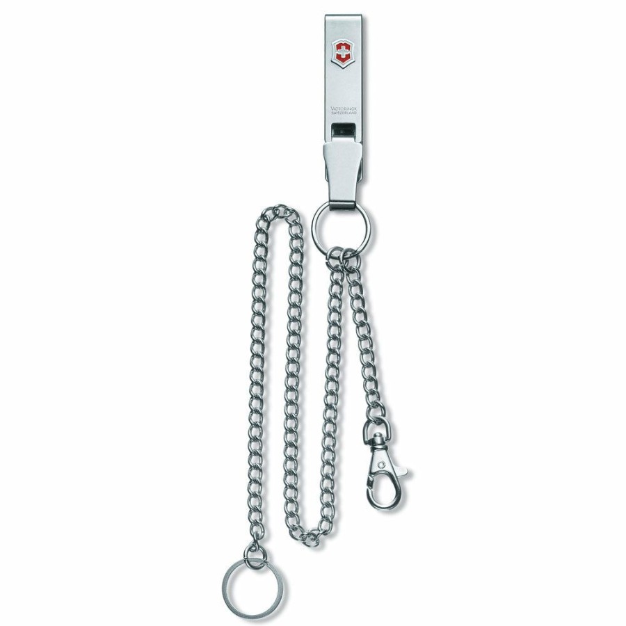 Swiss Army Knives By Victorinox At Swiss Knife Shop * | Special Victorinox Swiss Army Knife Belt Hanger Key Fob With Chains