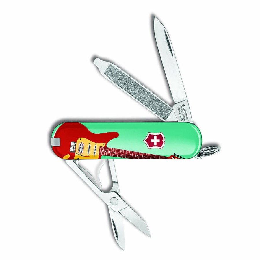 Swiss Army Knives By Victorinox At Swiss Knife Shop * | Hot Selling Victorinox Guitar Classic Sd Exclusive Swiss Army Knife