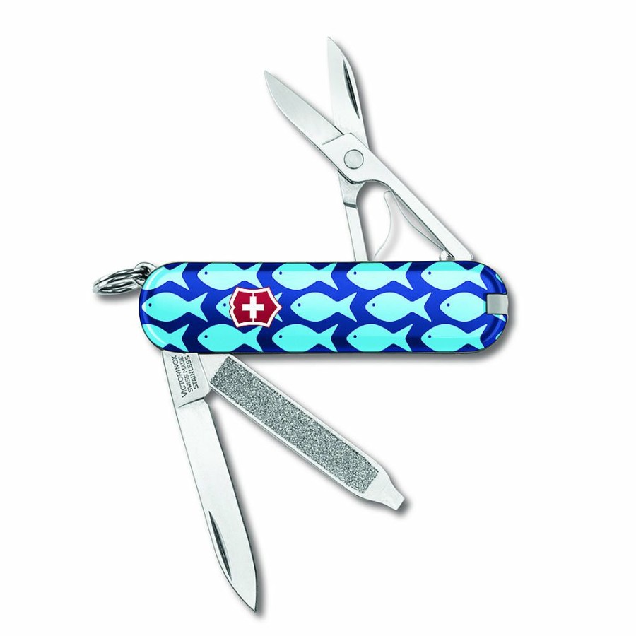 Swiss Army Knives By Victorinox At Swiss Knife Shop * | New Victorinox Red Fish Classic Sd Exclusive Swiss Army Knife