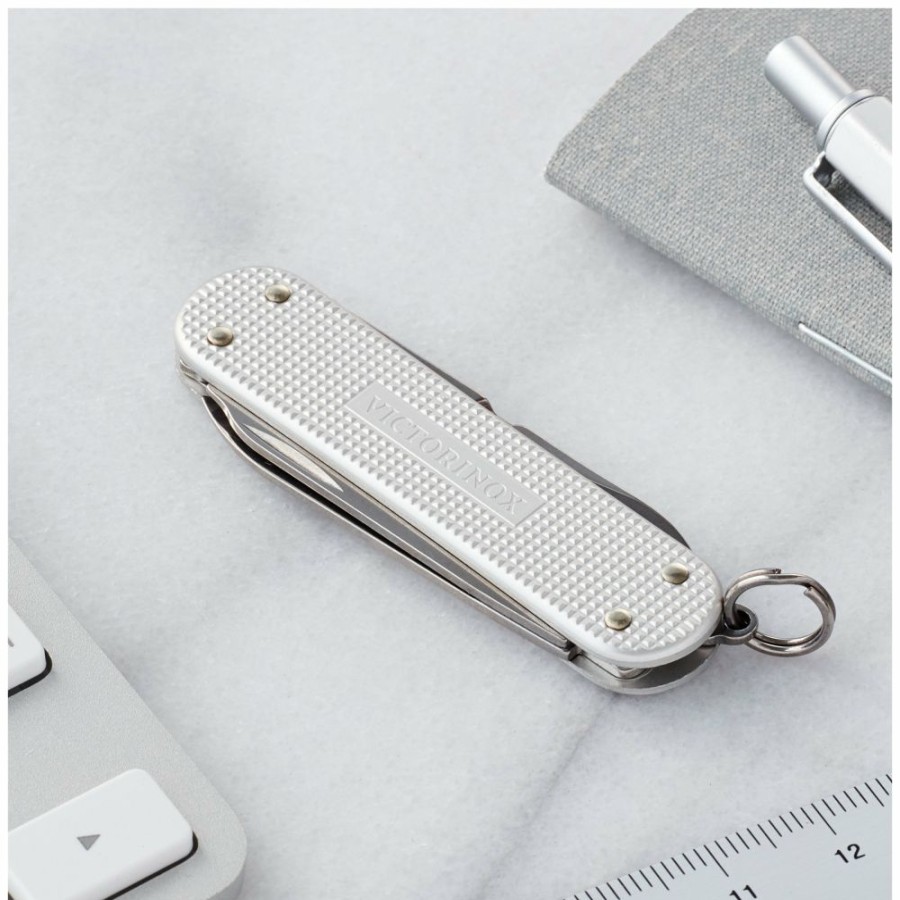 Swiss Army Knives By Victorinox At Swiss Knife Shop * | Exquisite Gifts Victorinox Classic Sd Alox Silver Swiss Army Knife