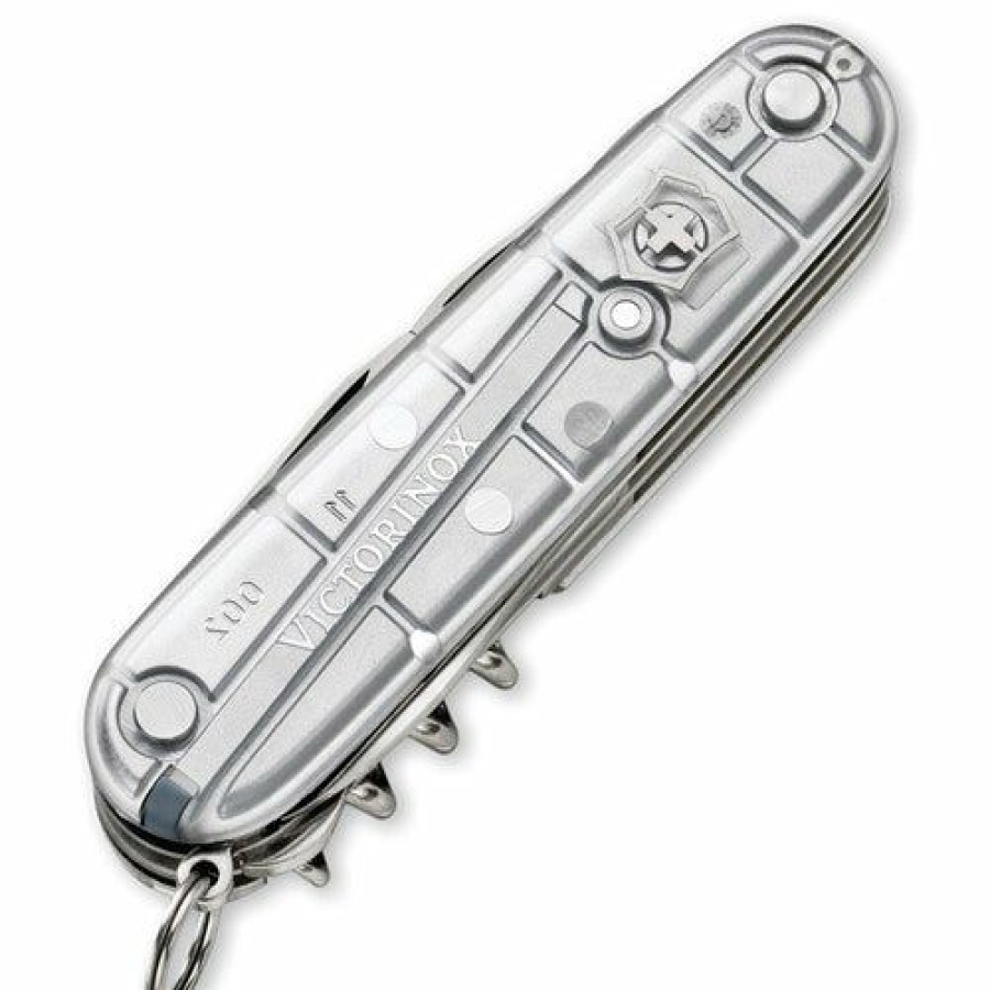 Swiss Army Knives By Victorinox At Swiss Knife Shop * | Clearance Sale Victorinox Climber Silver Tech Swiss Army Knife