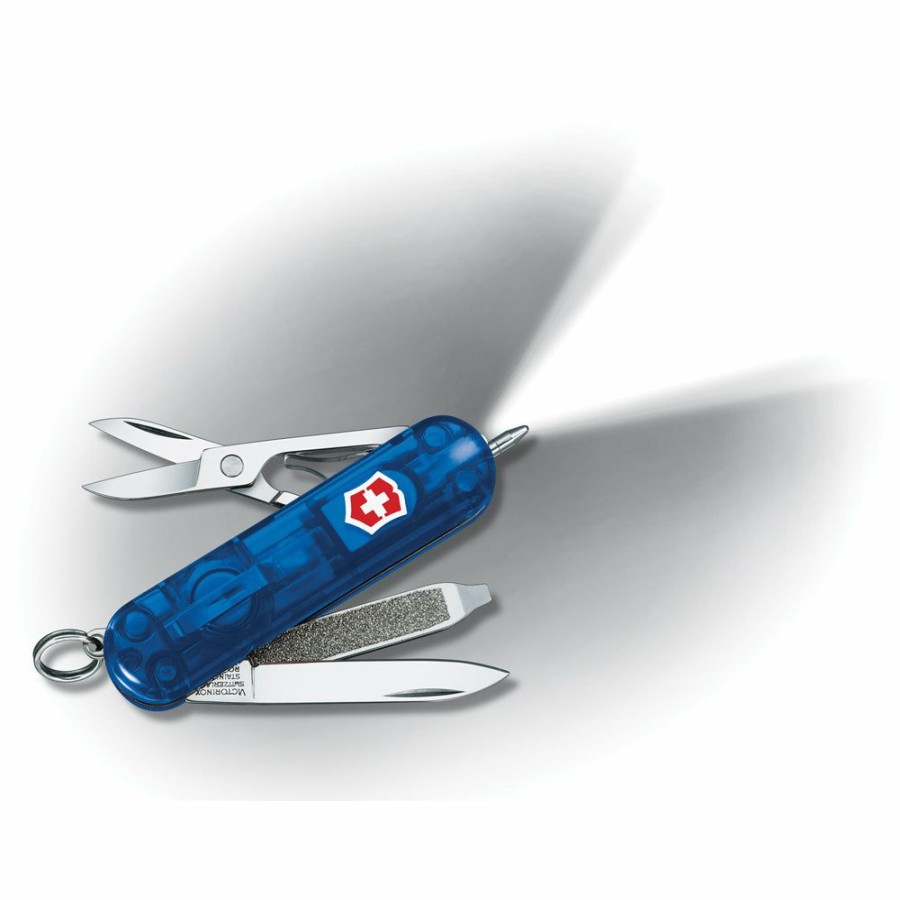 Swiss Army Knives By Victorinox At Swiss Knife Shop * | Fire Sale Victorinox Signature Lite Swiss Army Knife With Led Mini Light