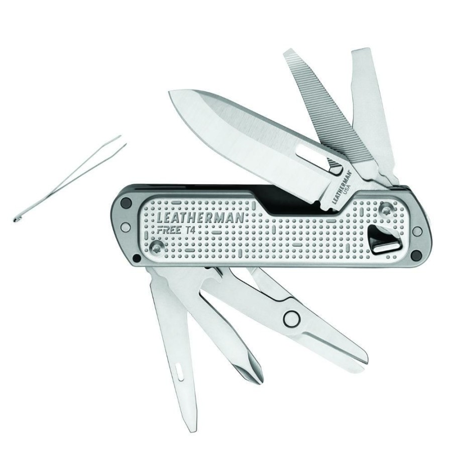 Knife * | Fire Sale Leatherman Free T4 Multi-Tool