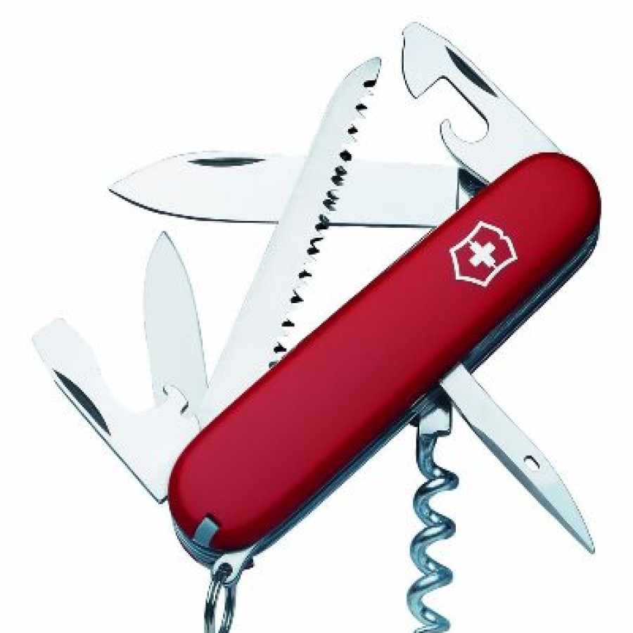 Swiss Army Knives By Victorinox At Swiss Knife Shop * | Latest Camper Swiss Army Knife Red