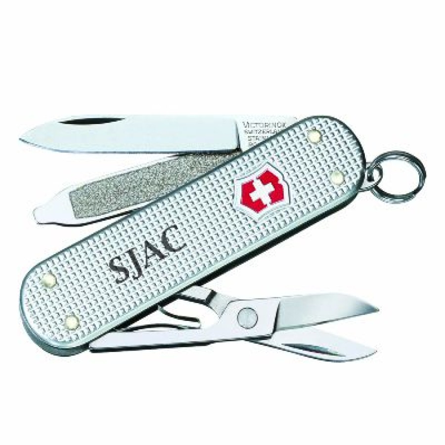 Swiss Army Knives By Victorinox At Swiss Knife Shop * | Hot Selling Swiss Army Classic Sd Alox Silver