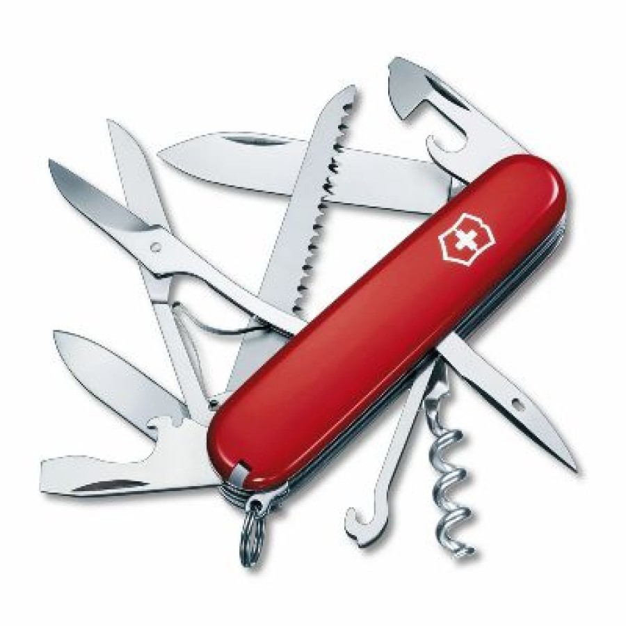 Swiss Army Knives By Victorinox At Swiss Knife Shop * | Special Huntsman Swiss Army Knife Black