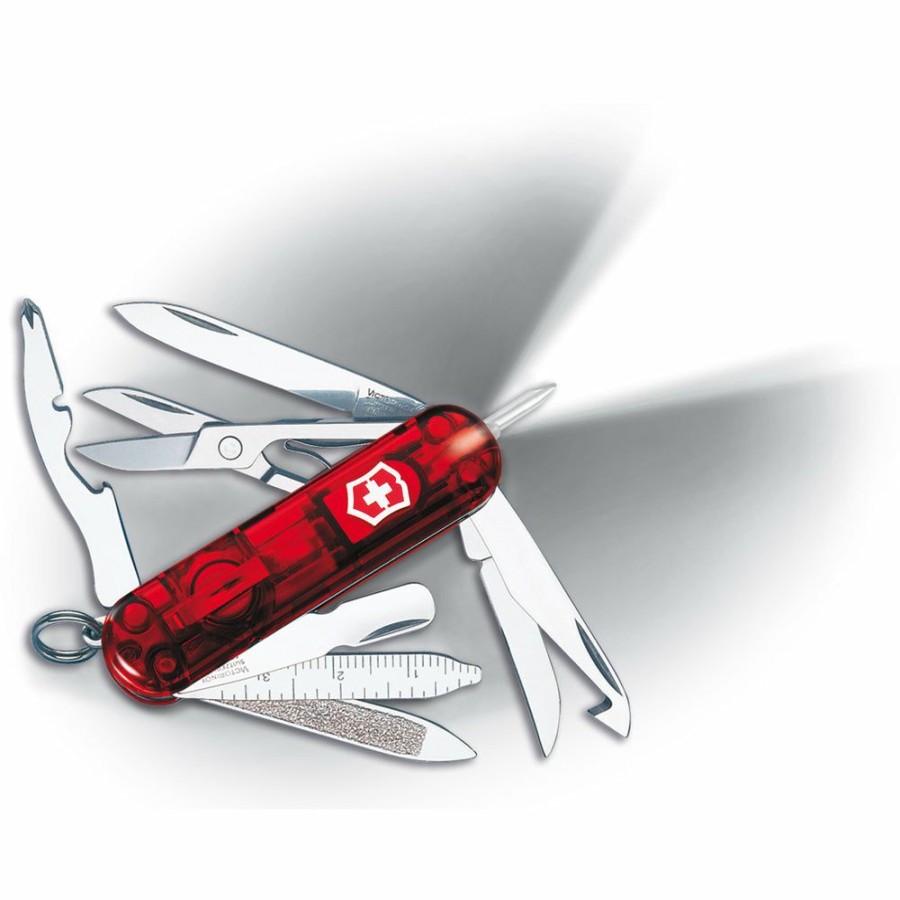 Swiss Army Knives By Victorinox At Swiss Knife Shop * | Fashion Victorinox Midnite Mini Champ Swiss Army Knife With Led Mini Light