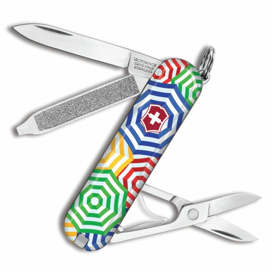 Swiss Army Knives By Victorinox At Swiss Knife Shop * | Fire Sale Victorinox Beach Umbrella Classic Sd Exclusive Swiss Army Knife