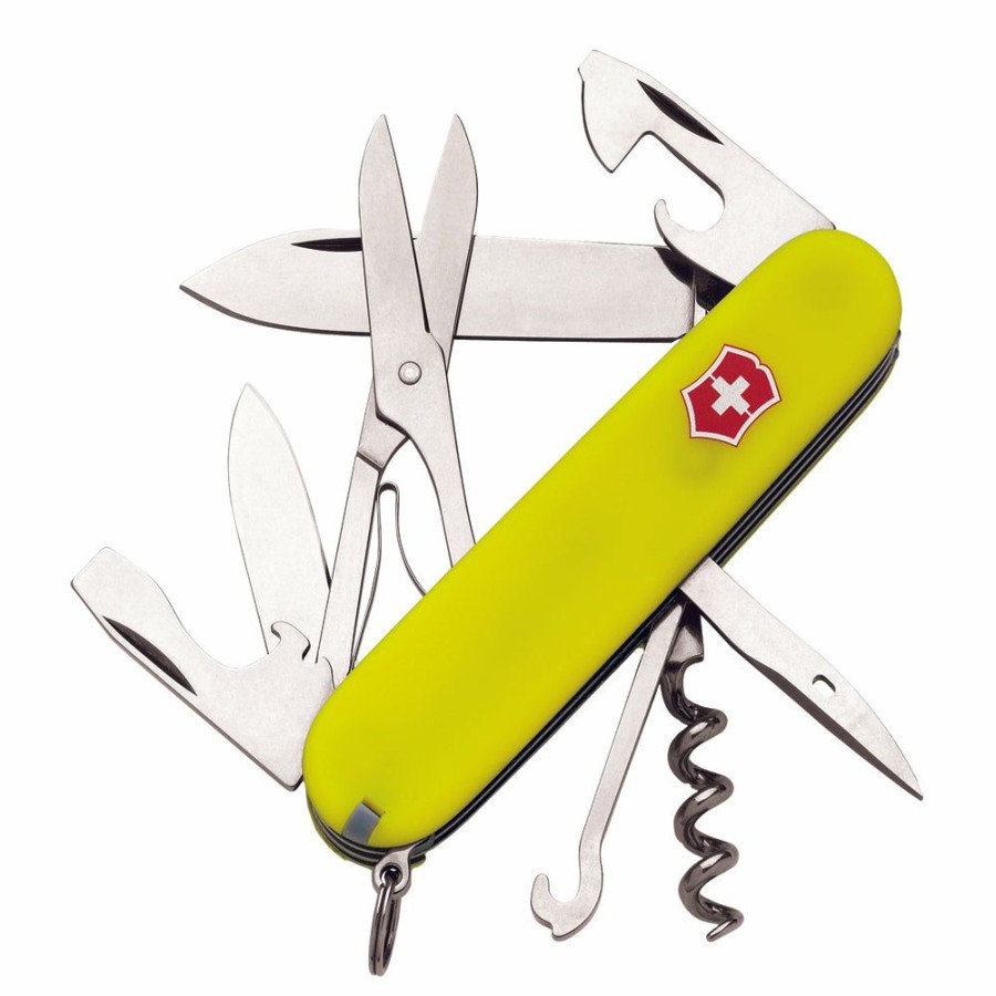 Swiss Army Knives By Victorinox At Swiss Knife Shop * | Flash Sale Victorinox Climber Stayglow Swiss Army Knife