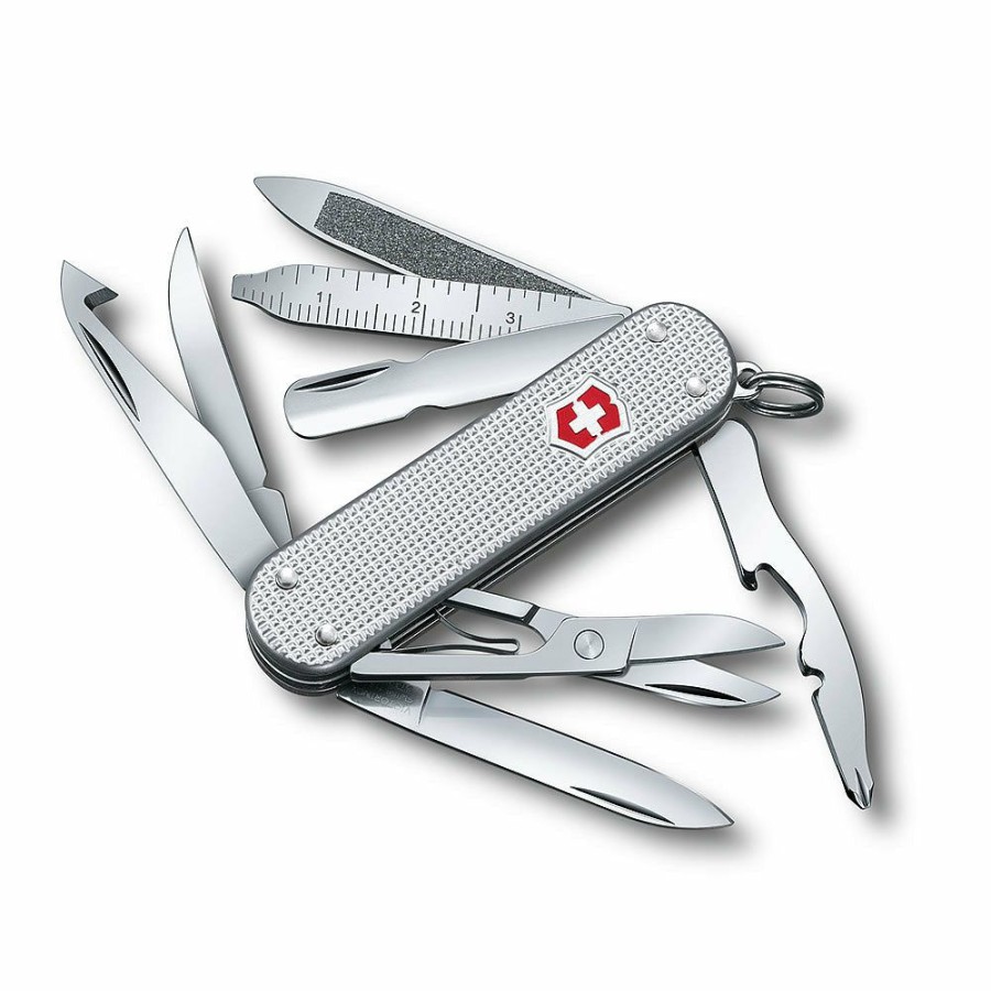 Swiss Army Knives By Victorinox At Swiss Knife Shop * | Fire Sale Victorinox Minichamp Alox Swiss Army Knife