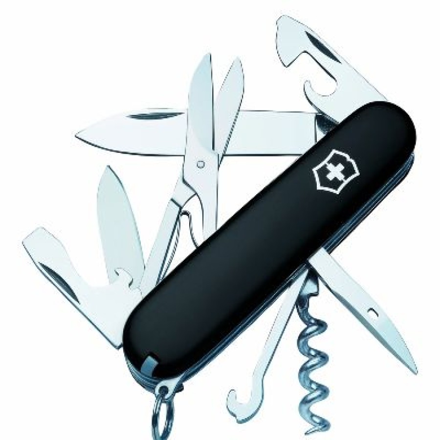 Swiss Army Knives By Victorinox At Swiss Knife Shop * | Fire Sale Climber Swiss Army Knife Black