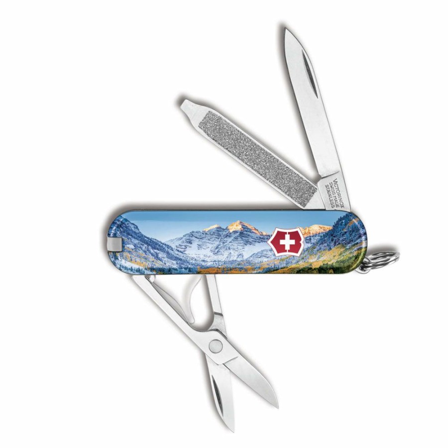 Swiss Army Knives By Victorinox At Swiss Knife Shop * | Flash Sale Victorinox Rocky Mountains Classic Sd Exclusive Swiss Army Knife