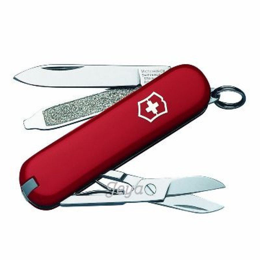 Swiss Army Knives By Victorinox At Swiss Knife Shop * | New Classic Sd Swiss Army Knife By Victorinox Red