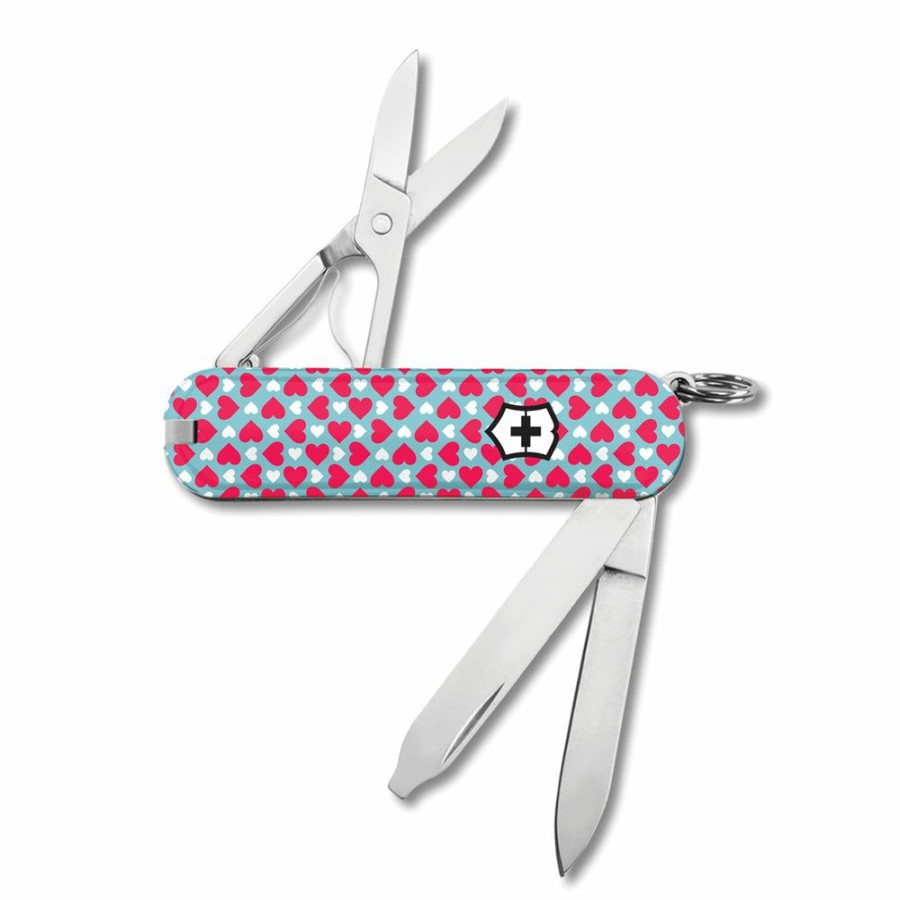 Swiss Army Knives By Victorinox At Swiss Knife Shop * | Cheaper Victorinox Hearts All Around Classic Sd Exclusive Swiss Army Knife