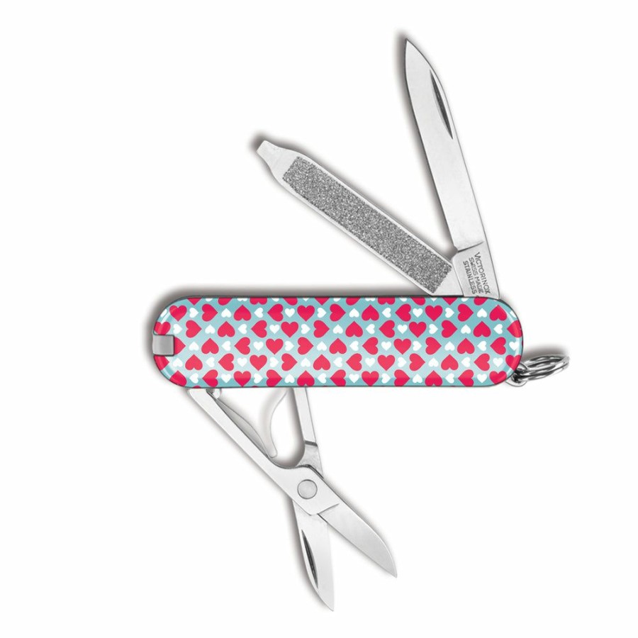 Swiss Army Knives By Victorinox At Swiss Knife Shop * | Cheaper Victorinox Hearts All Around Classic Sd Exclusive Swiss Army Knife