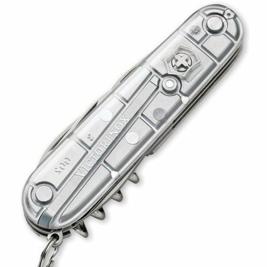 Swiss Army Knives By Victorinox At Swiss Knife Shop * | Special Victorinox Spartan Silver Tech Swiss Army Knife