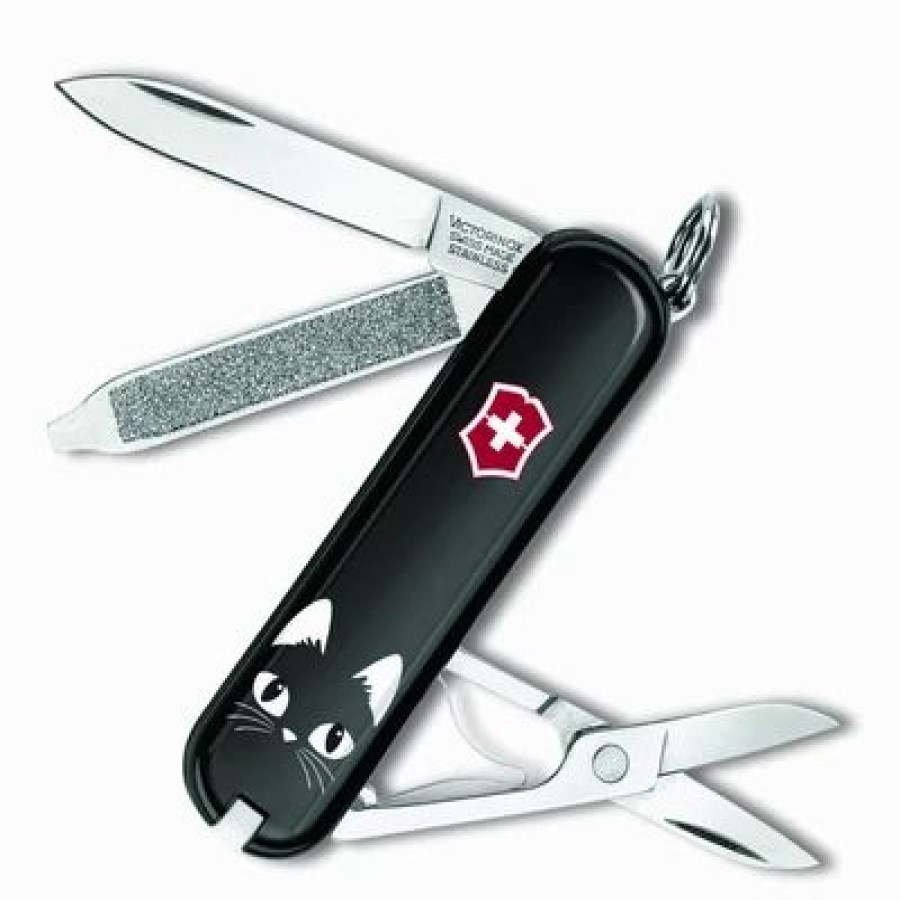 Swiss Army Knives By Victorinox At Swiss Knife Shop * | Quick Delivery Black Cat Classic Sd Exclusive Swiss Army Knife