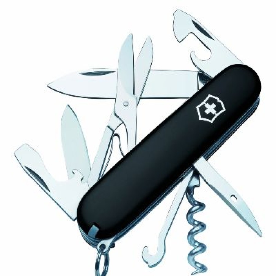 Swiss Army Knives By Victorinox At Swiss Knife Shop * | Clearance Sale Climber Swiss Army Knife Black