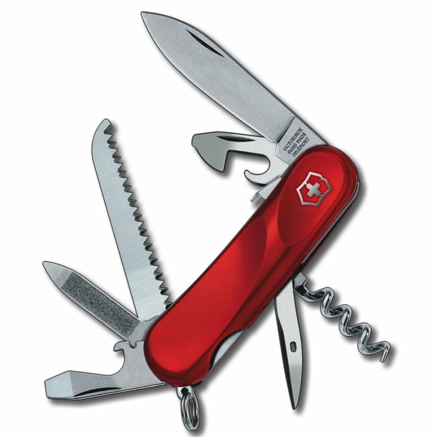 Swiss Army Knives By Victorinox At Swiss Knife Shop * | Clearance Sale Victorinox Evolution S13 Lockblade Swiss Army Knife