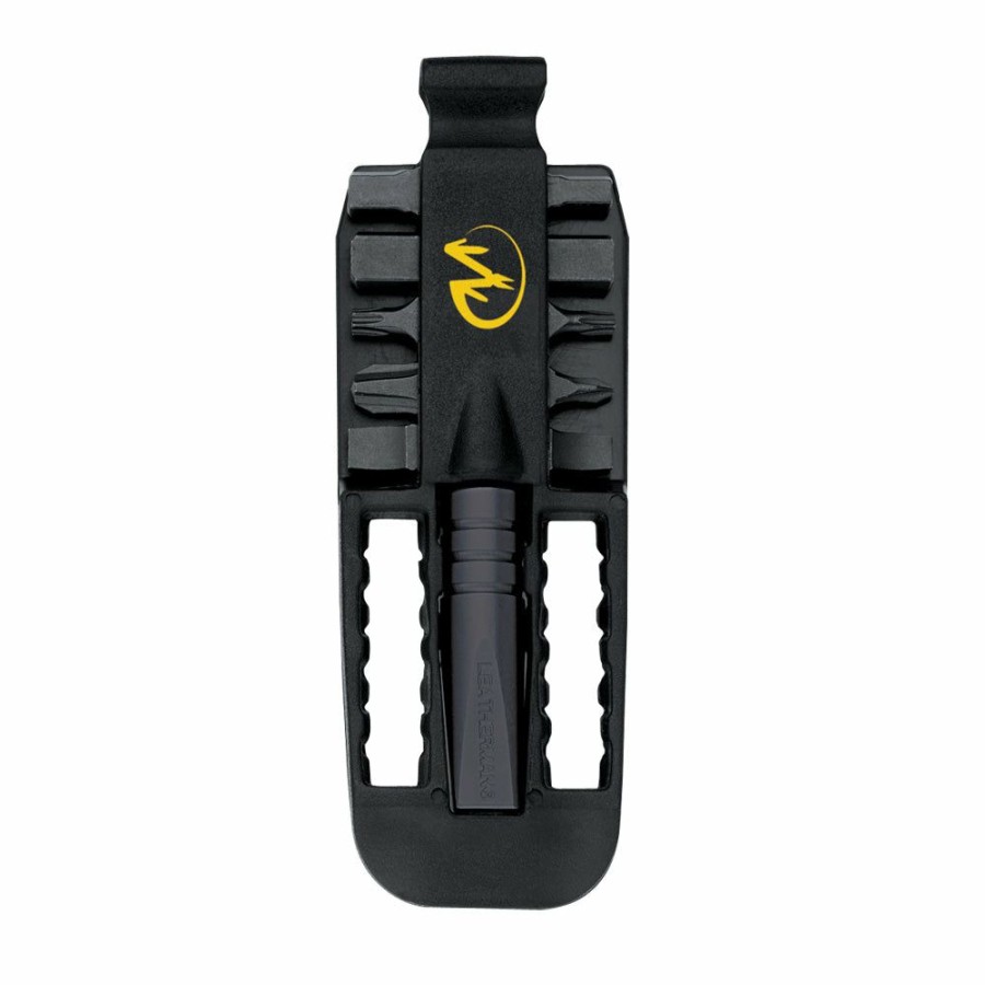 Knife * | Hot Selling Leatherman Removable Bit Driver And Holder Black Oxide