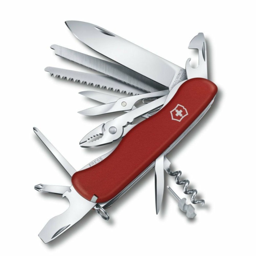 Swiss Army Knives By Victorinox At Swiss Knife Shop * | Hot Selling Victorinox Workchamp Lockblade Swiss Army Knife