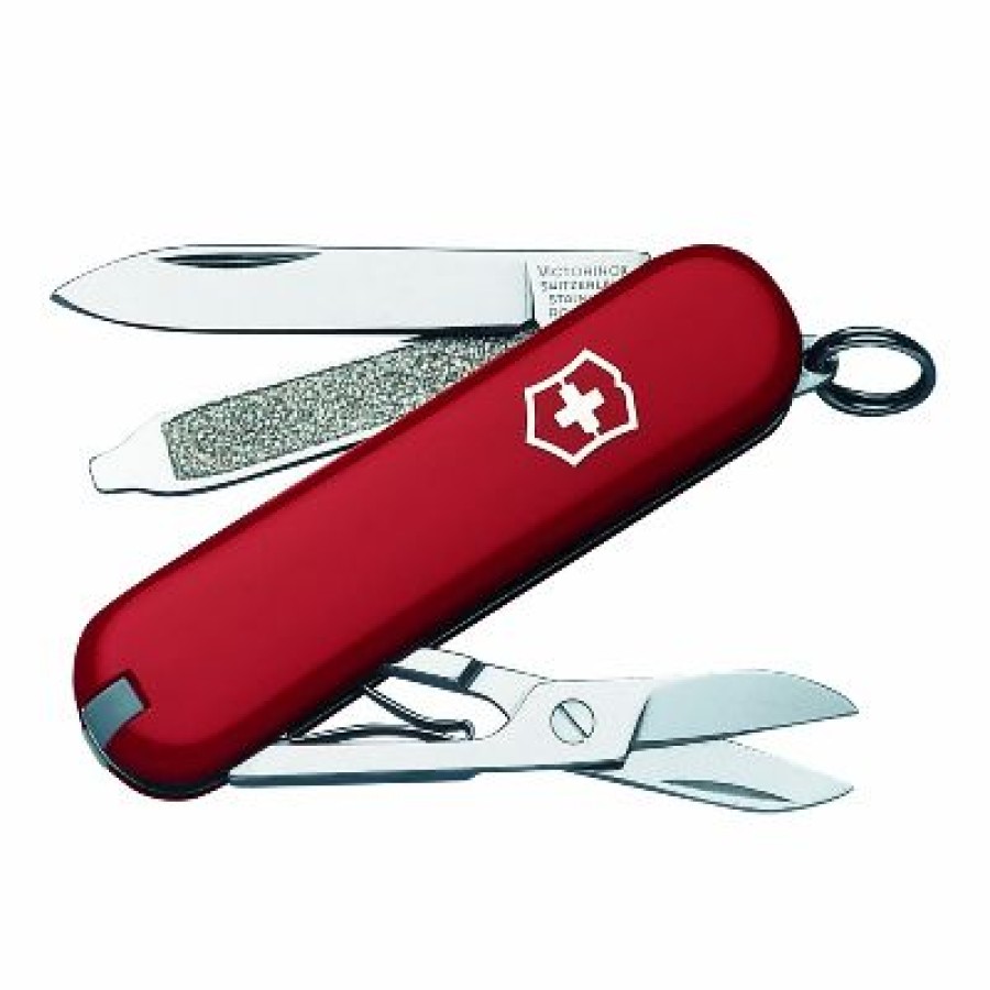 Swiss Army Knives By Victorinox At Swiss Knife Shop * | Discount Sale Classic Sd Swiss Army Knife By Victorinox Translucent Sapphire