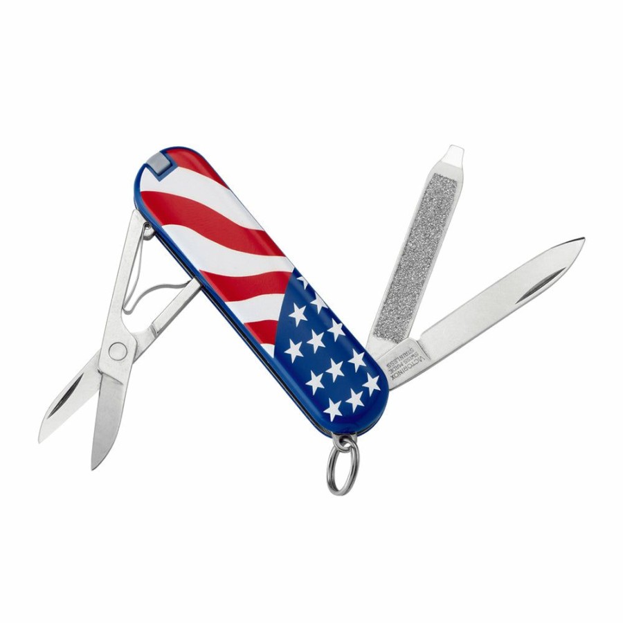 Swiss Army Knives By Victorinox At Swiss Knife Shop * | Quick Delivery Victorinox Flag Classic Sd Swiss Army Knife