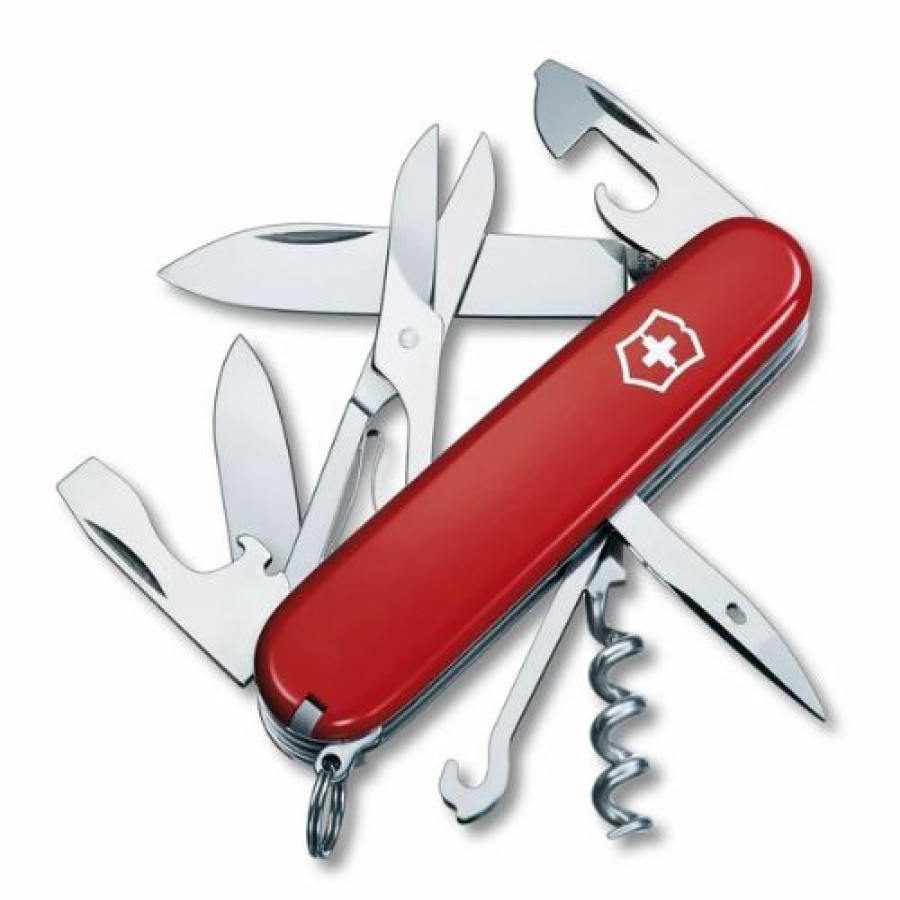 Swiss Army Knives By Victorinox At Swiss Knife Shop * | Cheaper Climber Swiss Army Knife Red