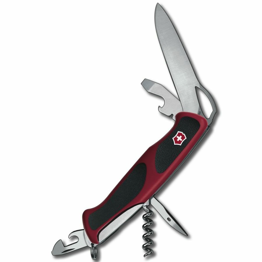 Swiss Army Knives By Victorinox At Swiss Knife Shop * | Discount Sale Victorinox Ranger Grip 61 Red Lockblade Swiss Army Knife