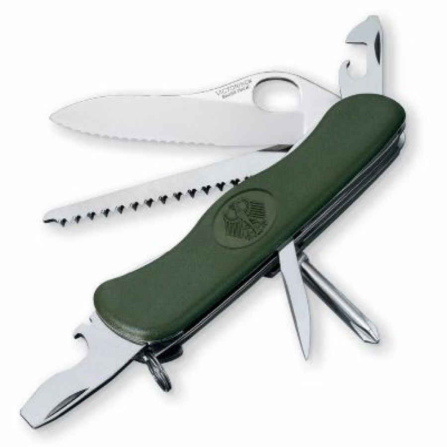 Swiss Army Knives By Victorinox At Swiss Knife Shop * | Exquisite Gifts Swiss Army One-Hand Trekker German Army