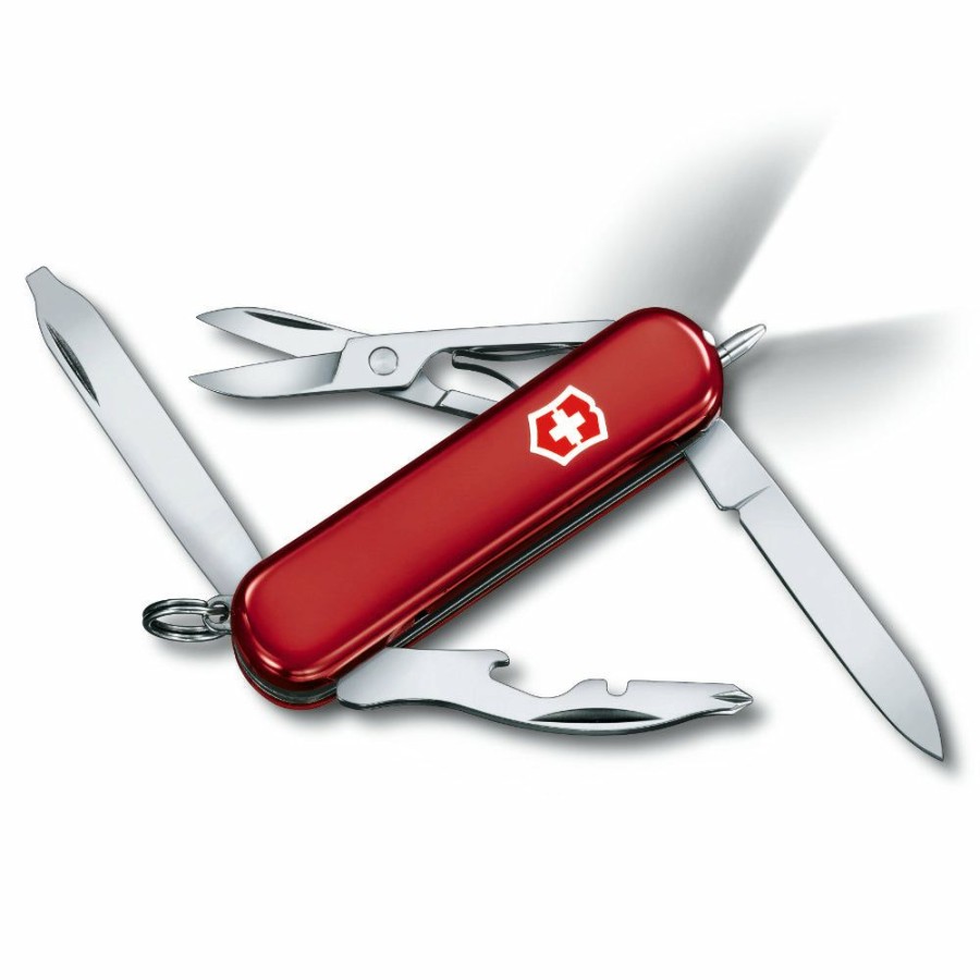 Swiss Army Knives By Victorinox At Swiss Knife Shop * | Hot Selling Victorinox Midnite Manager Swiss Army Knife With Led Mini Light