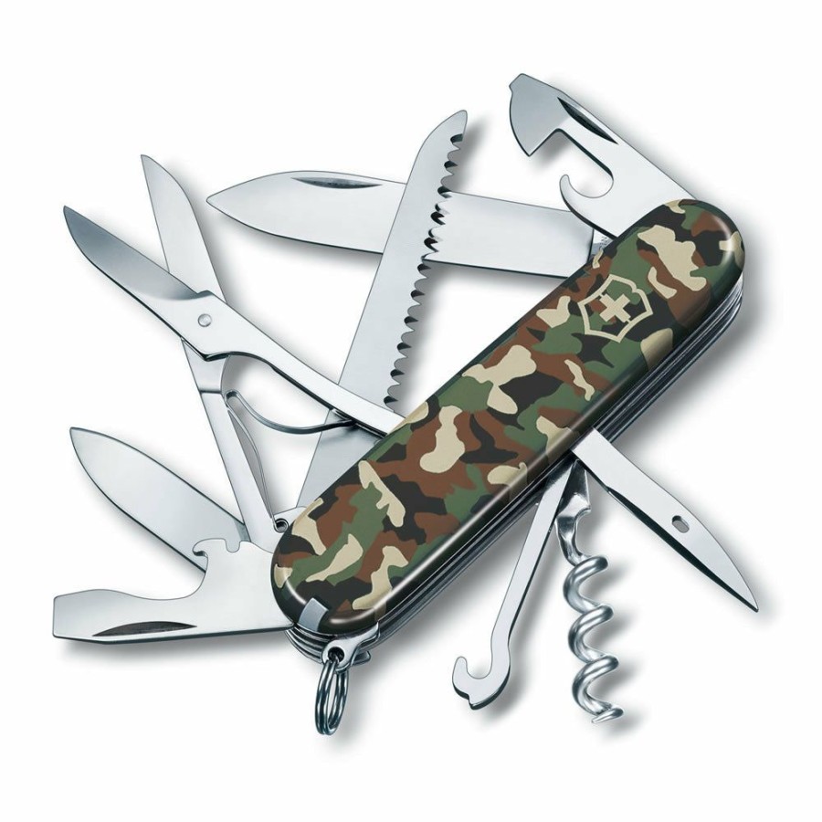 Swiss Army Knives By Victorinox At Swiss Knife Shop * | Crazy Deals Victorinox Huntsman Camo Swiss Army Knife