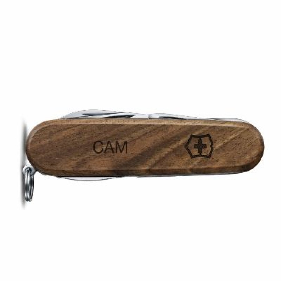 Swiss Army Knives By Victorinox At Swiss Knife Shop * | Flash Sale Hiker Hardwood Walnut Swiss Army Knife