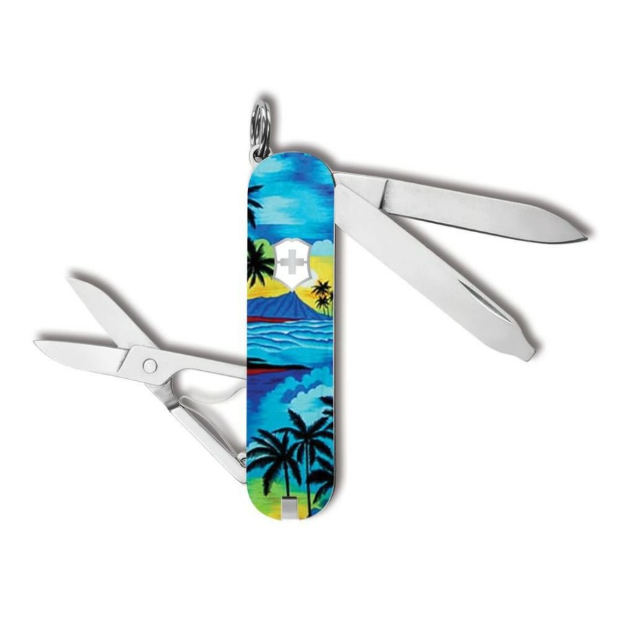 Swiss Army Knives By Victorinox At Swiss Knife Shop * | Clearance Sale Victorinox Hawaiian Shirt Classic Sd Exclusive Swiss Army Knife