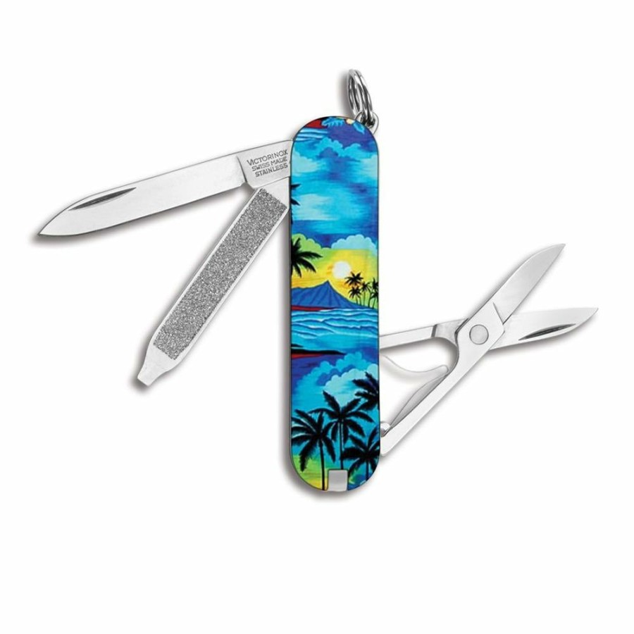 Swiss Army Knives By Victorinox At Swiss Knife Shop * | Clearance Sale Victorinox Hawaiian Shirt Classic Sd Exclusive Swiss Army Knife