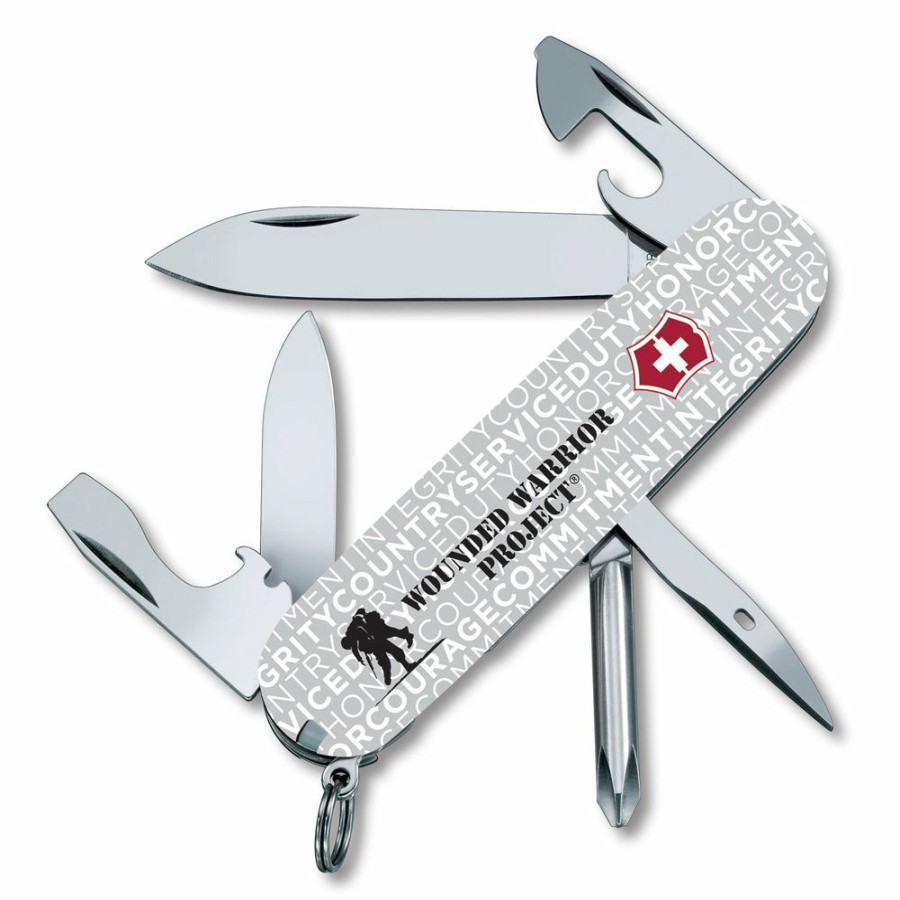 Swiss Army Knives By Victorinox At Swiss Knife Shop * | Clearance Sale Swiss Army Wounded Warrior Project Tinker Gray Jargon