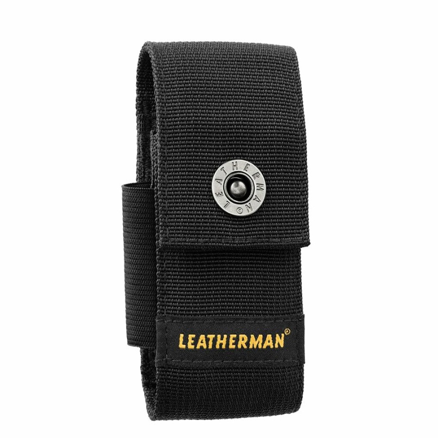 Knife * | Fire Sale Leatherman Medium 4-Pocket Nylon Belt Sheath With Snap Closure