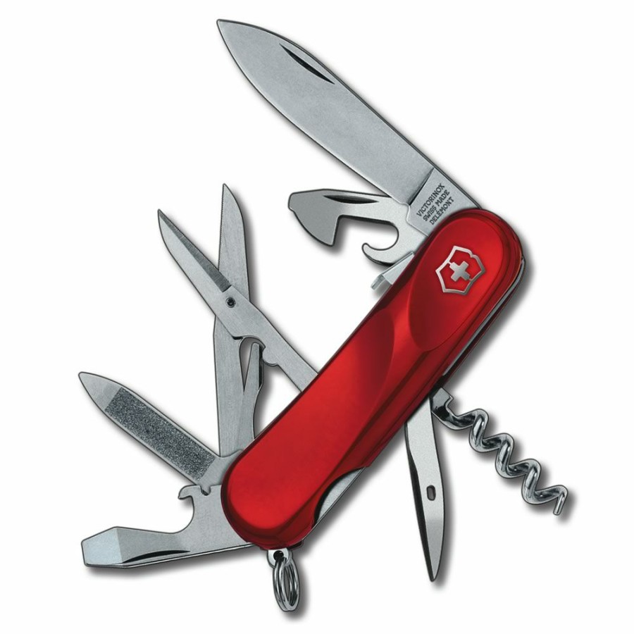 Swiss Army Knives By Victorinox At Swiss Knife Shop * | Fire Sale Victorinox Evolution S14 Lockblade Swiss Army Knife