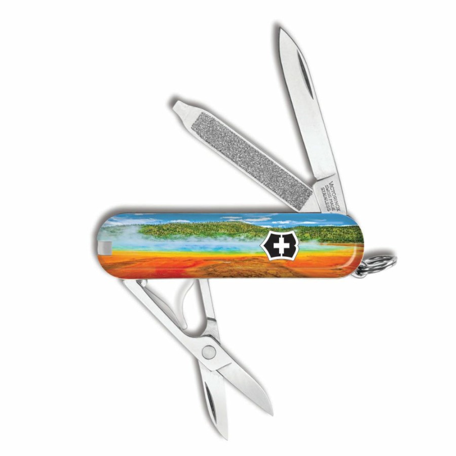 Swiss Army Knives By Victorinox At Swiss Knife Shop * | Excellent Quality Victorinox Yellowstone Prismatic Lake Classic Sd Exclusive Swiss Army Knife