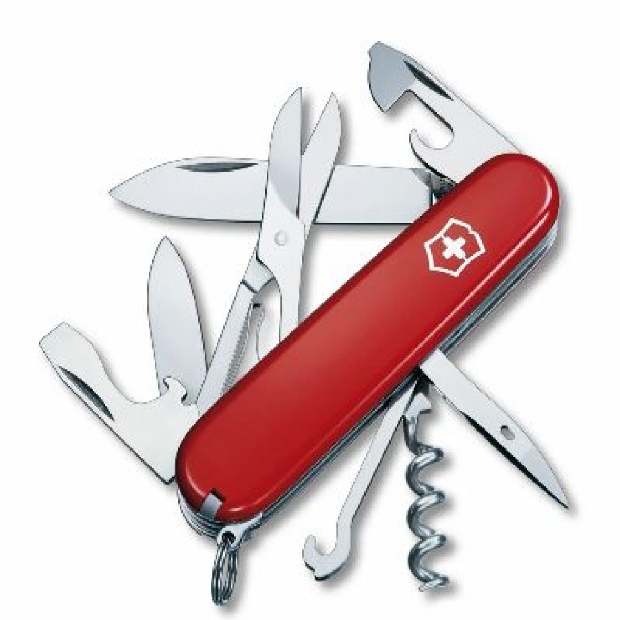 Swiss Army Knives By Victorinox At Swiss Knife Shop * | New Climber Swiss Army Knife Red