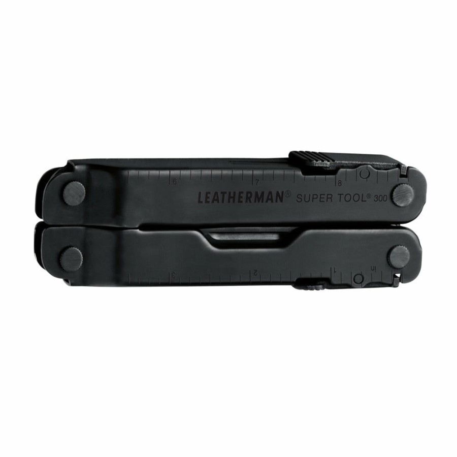 Knife * | Best Quality Leatherman Super Tool 300 Multi-Tool | Black Oxide W/ Molle Sheath