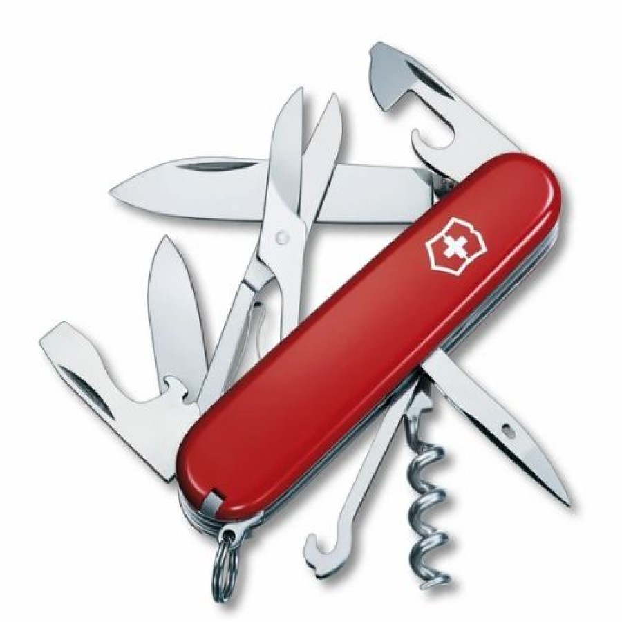 Swiss Army Knives By Victorinox At Swiss Knife Shop * | Cheaper Climber Swiss Army Knife Red