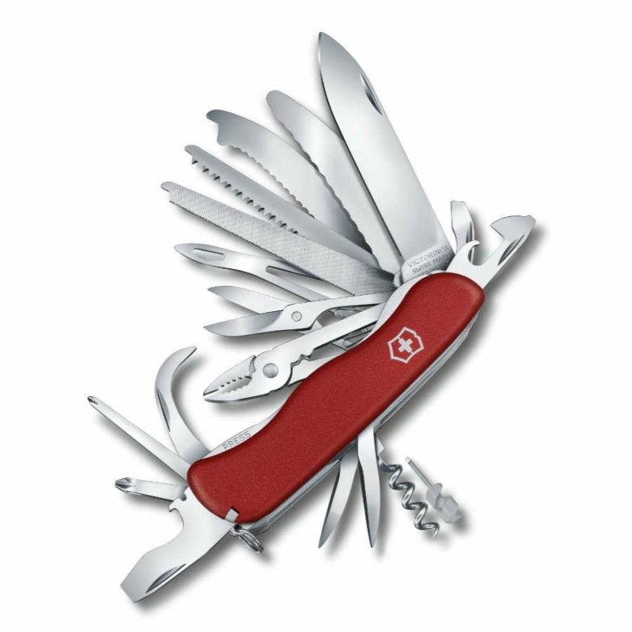 Swiss Army Knives By Victorinox At Swiss Knife Shop * | Fire Sale Victorinox Workchamp Xl Lockblade Swiss Army Knife