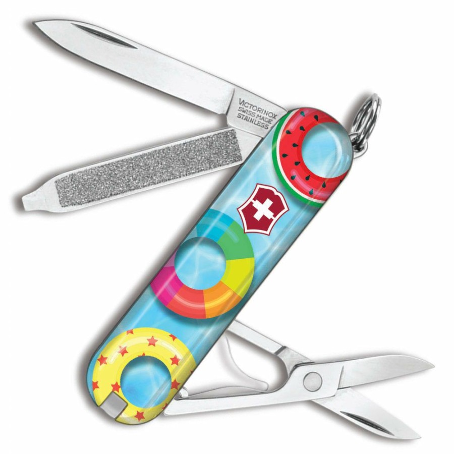 Swiss Army Knives By Victorinox At Swiss Knife Shop * | Fire Sale Victorinox Pool Floats Classic Sd Exclusive Swiss Army Knife