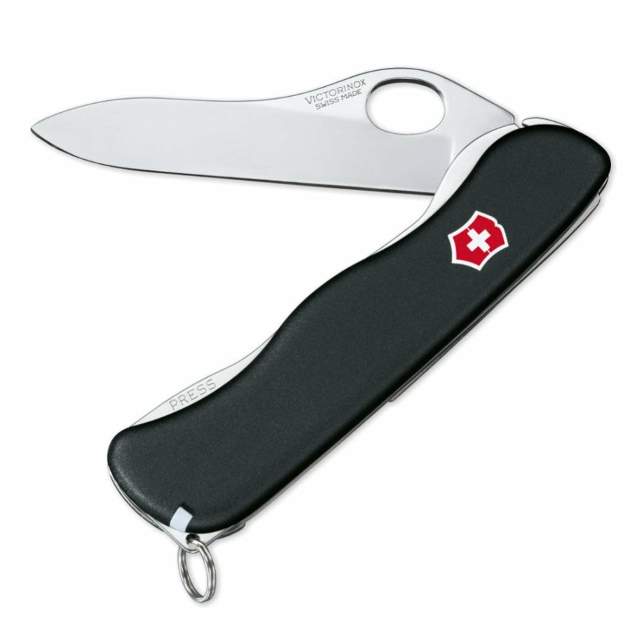 Swiss Army Knives By Victorinox At Swiss Knife Shop * | Cheaper Victorinox One-Hand Sentinel Non-Serrated Lockblade Swiss Army Knife