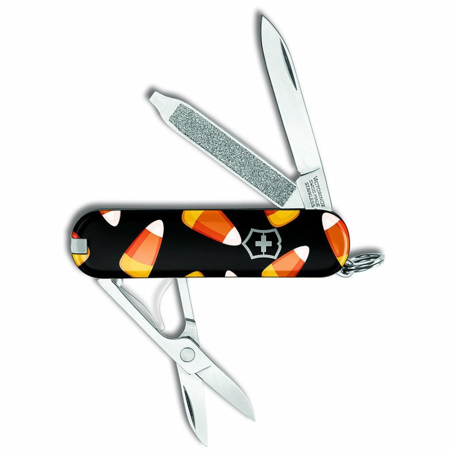 Swiss Army Knives By Victorinox At Swiss Knife Shop * | Excellent Quality Victorinox Candy Corn Classic Sd Exclusive Swiss Army Knife